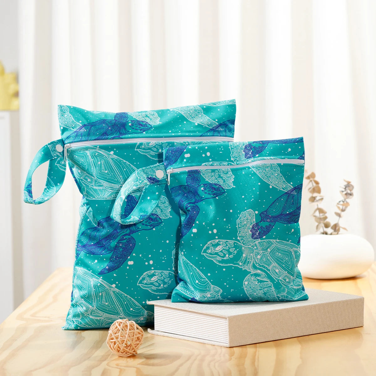 Sac à langer pour bébé pour cosmétiques, lingettes et accessoires 2 en 1, comme kit de soins pour bébé