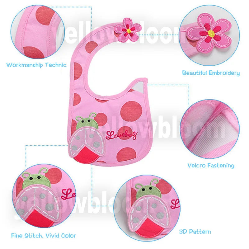 Bavoir bébé, 9 Pcs