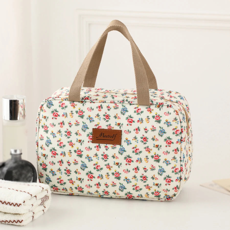 Floral diaper bag