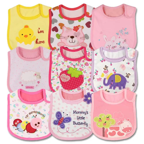 Bavoir bébé, 9 Pcs