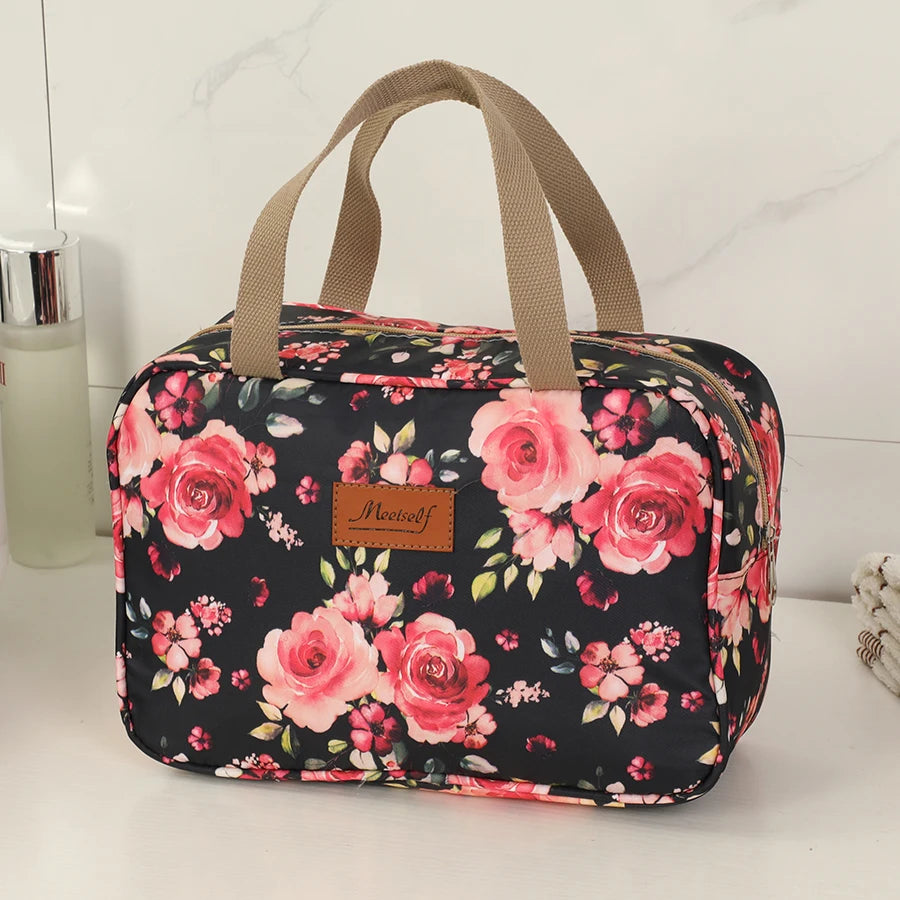 Floral diaper bag