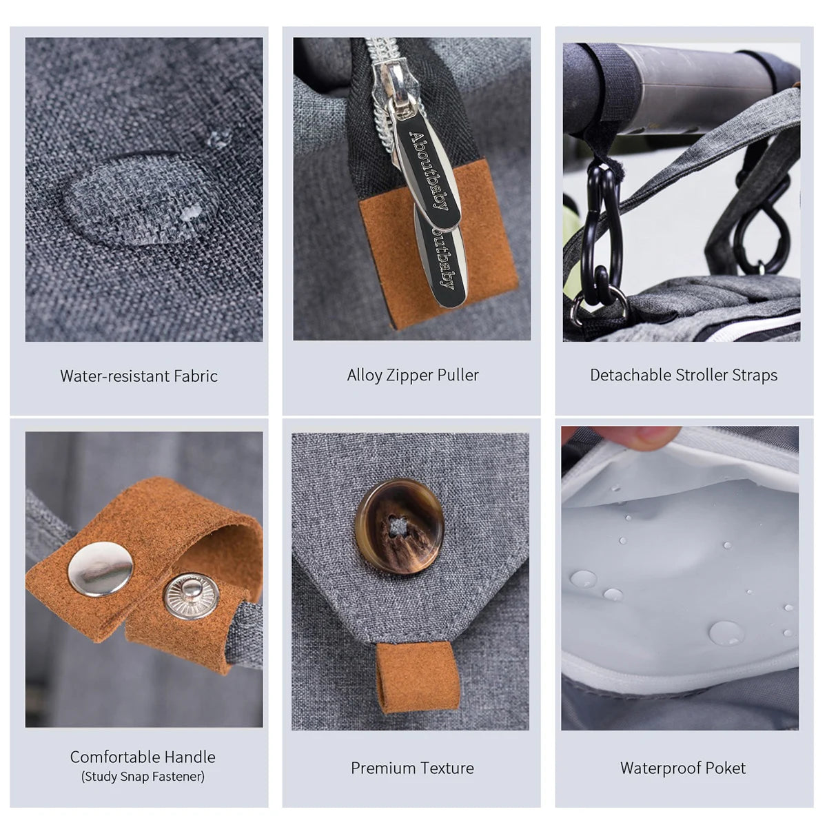 Sac à dos à langer isotherme