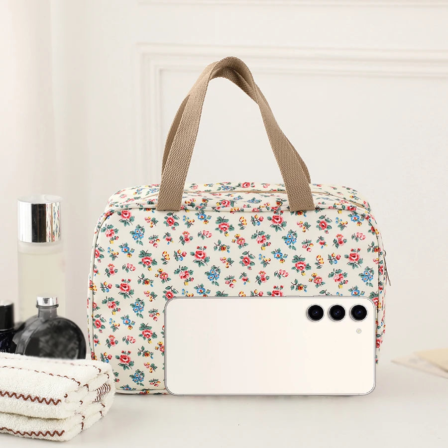 Floral diaper bag