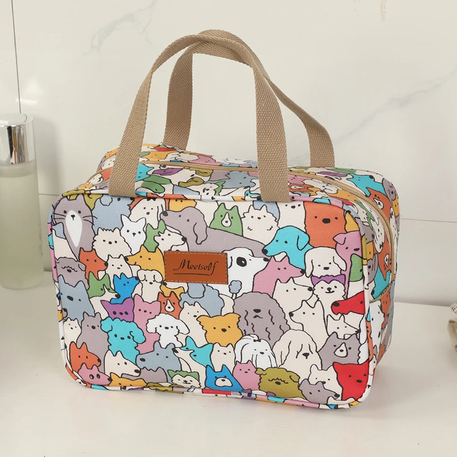 Floral diaper bag