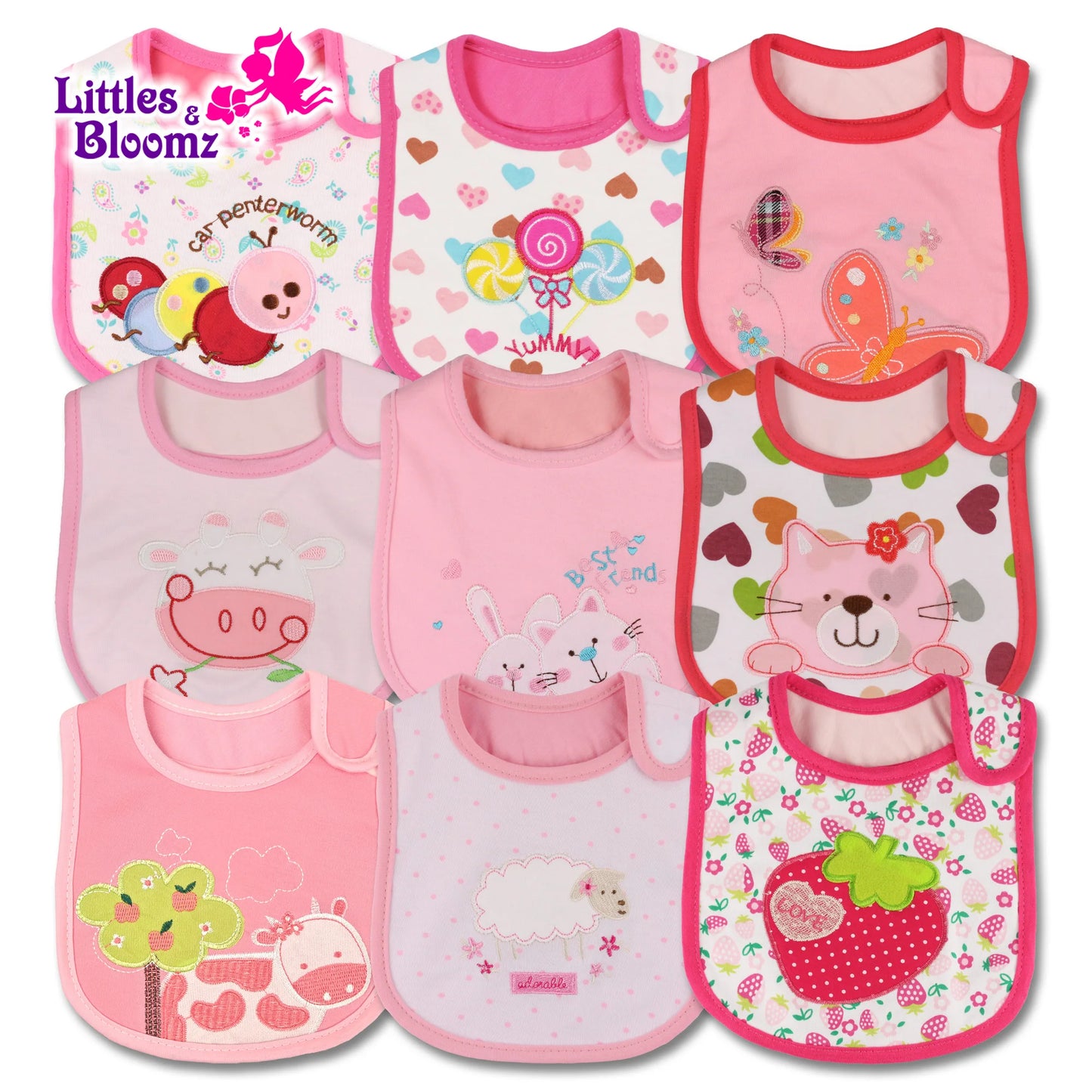 Bavoir bébé, 9 Pcs