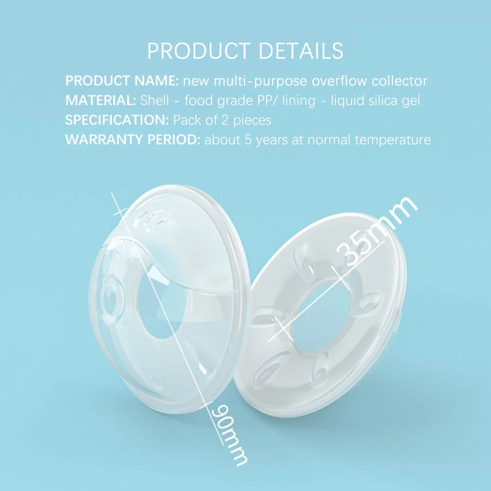 Collecteur de lait maternel portable en Silicone