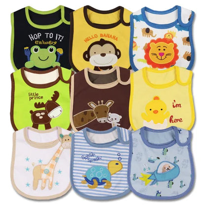 Bavoir bébé, 9 Pcs